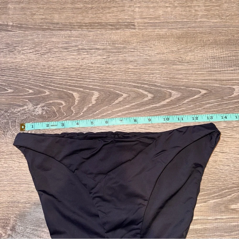 Good American bikini set show curve top better bottom black S/M (1/2) - Picture 15 of 15